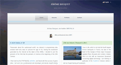 Desktop Screenshot of jeromebouquet.com