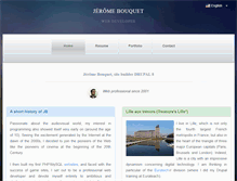 Tablet Screenshot of jeromebouquet.com